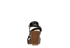 Xappeal Womens Maggy Wedge Sandal - Black -Fashion Shoe Store US 01 203423 04