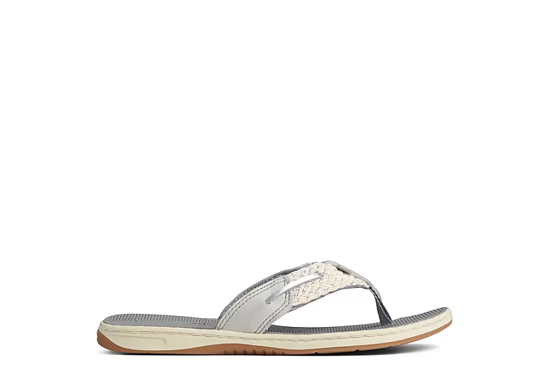 Sperry Womens Parotfish Flip Flop Sandal - Grey 1 Sperry Womens Parotfish Flip Flop Sandal - Grey