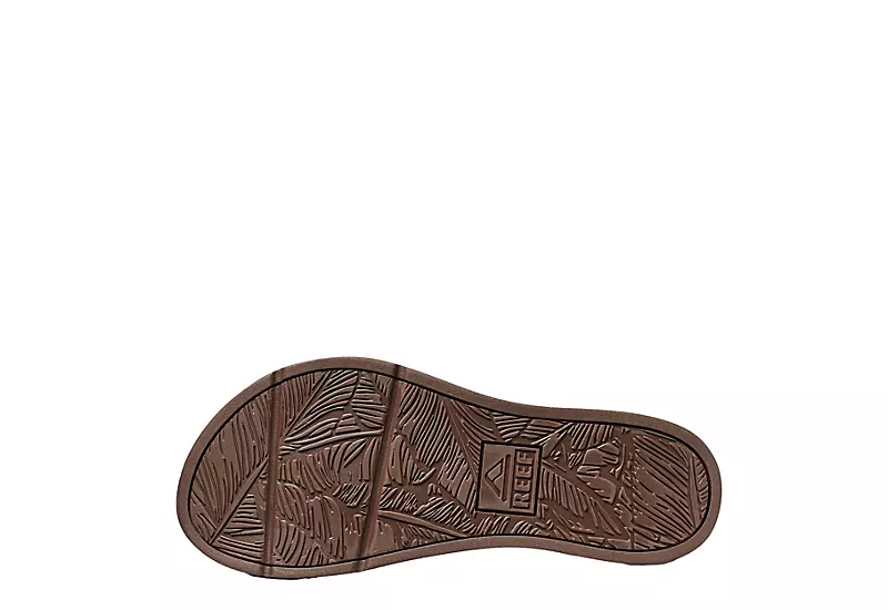 Reef Womens Santa Ana Flip Flop Sandal - Coral 4 Reef Womens Santa Ana Flip Flop Sandal - Coral - Image 4