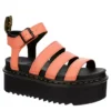 Dr. Martens Dr.martens Womens Blaire Quad Pisa Sandal - Coral