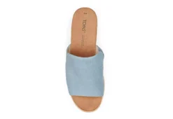 Toms Womens Diana Mule Sandal - Denim 10 Toms Womens Diana Mule Sandal - Denim -Fashion Shoe Store US 01 204096 03