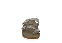 Madden Girl Womens Brycee Footbed Sandal - Med Metallic -Fashion Shoe Store US 01 250117 02