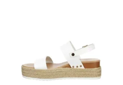 Xappeal Womens Amelia Wedge Sandal - White -Fashion Shoe Store US 01 261162 03