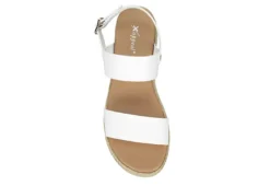 Xappeal Womens Amelia Wedge Sandal - White -Fashion Shoe Store US 01 261162 05