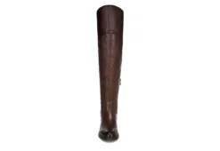 Franco Sarto Womens Haleen Wide Calf Over The Knee Boot - Brown -Fashion Shoe Store US 01 300475 02
