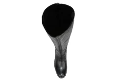 Franco Sarto Womens Meyer Wide Calf Tall Boot - Black -Fashion Shoe Store US 01 300504 05