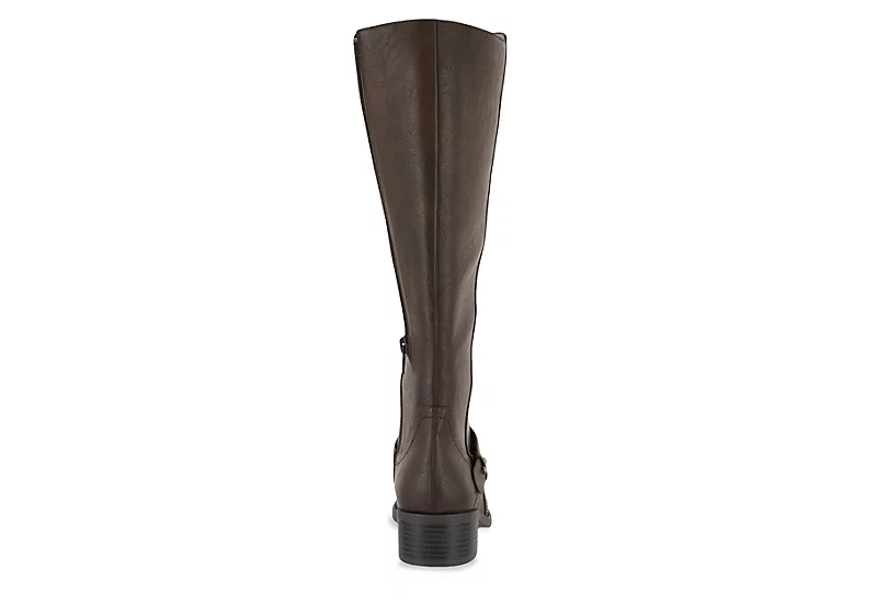 Easy Street Womens Jewel Wide Calf Tall Boot - Brown 5 Easy Street Womens Jewel Wide Calf Tall Boot - Brown - Image 5