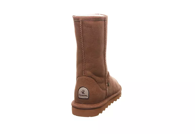 Bearpaw Womens Elle Short Vegan Fur Boot - Tan 5 Bearpaw Womens Elle Short Vegan Fur Boot - Tan - Image 5