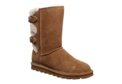 Fashion Shoe Store 6 Bearpaw Womens Eloise Wide Calf Fur Boot - Tan