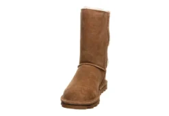 Bearpaw Womens Eloise Wide Calf Fur Boot - Tan -Fashion Shoe Store US 01 300747 02