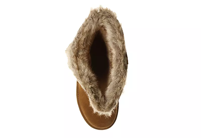 Bearpaw Womens Emery Fur Boot - Tan 6 Bearpaw Womens Emery Fur Boot - Tan - Image 6