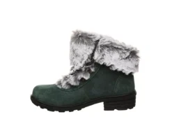 Bearpaw Womens Serenity Lace Up Fur Boot - Dark Green -Fashion Shoe Store US 01 300809 03