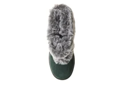 Bearpaw Womens Serenity Lace Up Fur Boot - Dark Green -Fashion Shoe Store US 01 300809 05