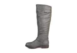 Journee Collection Womens Spokane Extra Wide Calf Tall Boot - Dark Grey -Fashion Shoe Store US 01 300946 03