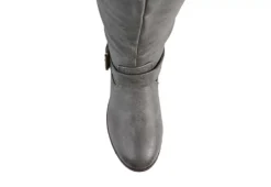 Journee Collection Womens Spokane Extra Wide Calf Tall Boot - Dark Grey -Fashion Shoe Store US 01 300946 05