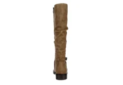 Xappeal Womens Nadeen Wide Calf Riding Boot - Taupe -Fashion Shoe Store US 01 301863 04