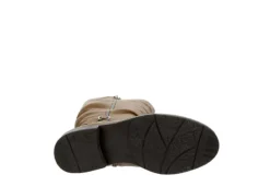 Xappeal Womens Nadeen Wide Calf Riding Boot - Taupe -Fashion Shoe Store US 01 301863 06