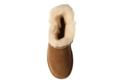 Bearpaw Womens Rosaline Fur Boot - Tan -Fashion Shoe Store US 01 301881 04