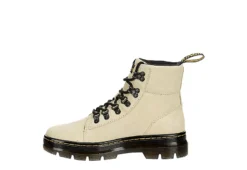 Dr. Martens Dr.martens Womens Combs Suede Combat Boot - Off White -Fashion Shoe Store US 01 302022 03