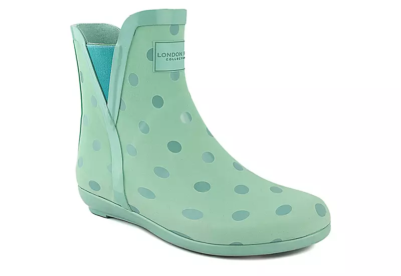 London Fog Womens Piccadilly Rain Boot - Green 1 London Fog Womens Piccadilly Rain Boot - Green