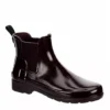 Hunter Boots Llc Womens Original Refined Chelsea Gloss Rain Boot - Wine