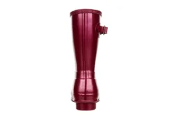 Hunter Boots Llc Womens Original Short Nebula Rain Boot - Burgundy -Fashion Shoe Store US 01 302449 04