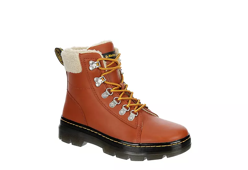 Dr. Martens Dr.martens Womens Combs W Boot - Rust 1 Dr. Martens Dr.martens Womens Combs W Boot - Rust