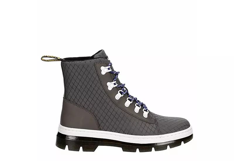 Dr. Martens Dr.martens Womens Combs W Nylon Boot - Grey 2 Dr. Martens Dr.martens Womens Combs W Nylon Boot - Grey - Image 2
