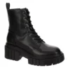 Madden Girl Womens Philly Lace Up Boot - Black