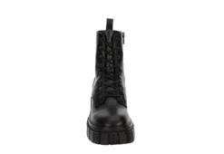 Madden Girl Womens Philly Lace Up Boot - Black -Fashion Shoe Store US 01 302631 02