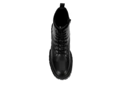 Madden Girl Womens Philly Lace Up Boot - Black -Fashion Shoe Store US 01 302631 05