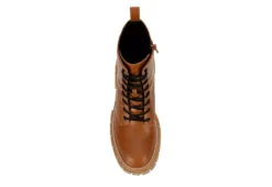 Madden Girl Womens Philly Lace Up Boot - Cognac 12 Madden Girl Womens Philly Lace Up Boot - Cognac -Fashion Shoe Store US 01 302638 05