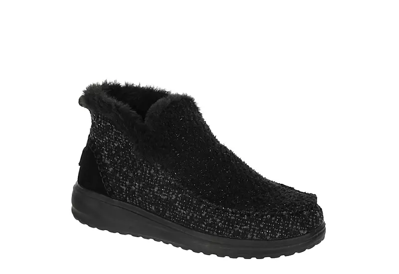 Heydude Womens Denny Sparkle - Black 1 Heydude Womens Denny Sparkle - Black