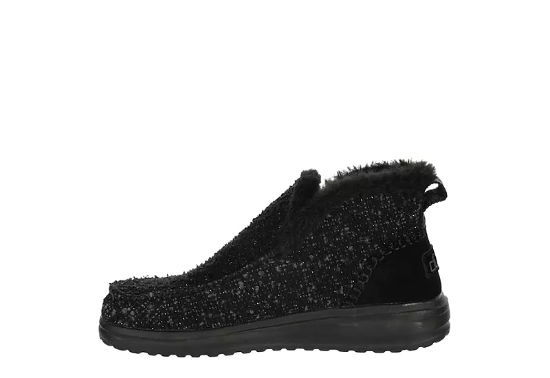 Heydude Womens Denny Sparkle - Black 4 Heydude Womens Denny Sparkle - Black - Image 4