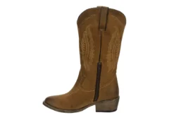 Bjorndal Womens Dalia Western Boot - Brown -Fashion Shoe Store US 01 302718 03