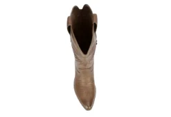 Michael By Michael Shannon Womens Taylor Western Boot - Taupe -Fashion Shoe Store US 01 302744 05