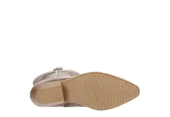 Michael By Michael Shannon Womens Taylor Western Boot - Taupe -Fashion Shoe Store US 01 302744 06