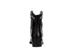 Michael By Michael Shannon Womens Daisy Western Boot - Black -Fashion Shoe Store US 01 302750 04