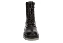 Limelight Womens Erin Combat Boot - Black -Fashion Shoe Store US 01 302755 02