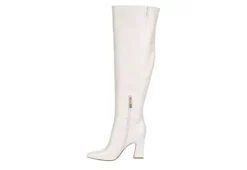 Michael By Michael Shannon Womens Camille Over The Knee Boot - Off White -Fashion Shoe Store US 01 302767 03