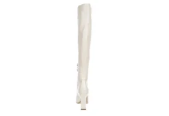 Michael By Michael Shannon Womens Camille Over The Knee Boot - Off White -Fashion Shoe Store US 01 302767 04