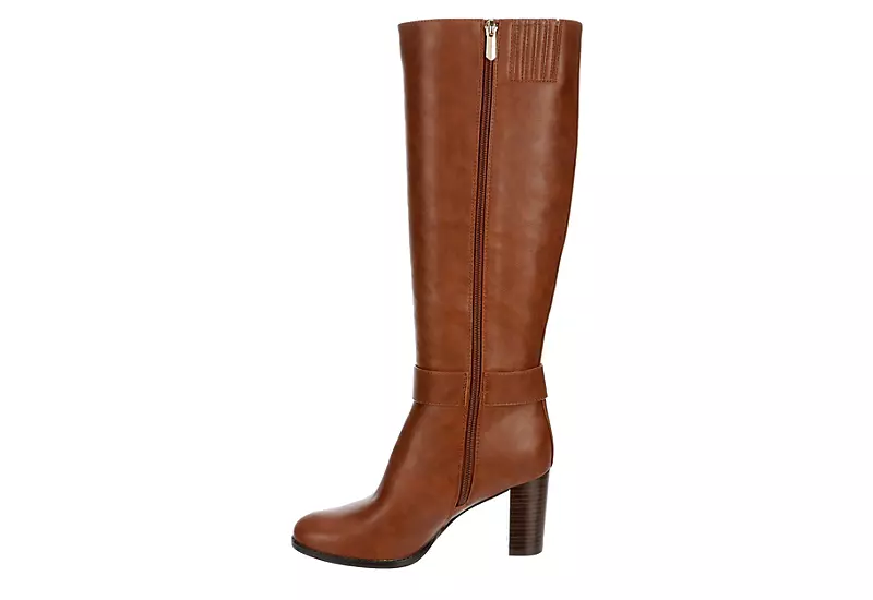 Lauren Blakwell Womens Raquel Wide Calf Tall Dress Boot - Cognac 4 Lauren Blakwell Womens Raquel Wide Calf Tall Dress Boot - Cognac - Image 4