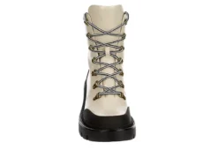Michael By Michael Shannon Womens Natacha Lace-up Boot - Ivory -Fashion Shoe Store US 01 302785 02
