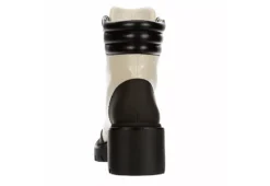 Michael By Michael Shannon Womens Natacha Lace-up Boot - Ivory -Fashion Shoe Store US 01 302785 04