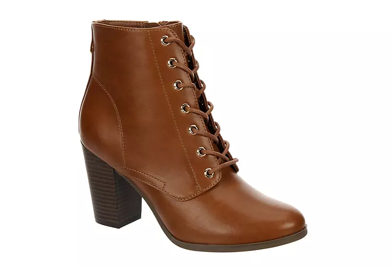 Xappeal Womens Karen Lace-up Boot - Cognac 1 Xappeal Womens Karen Lace-up Boot - Cognac