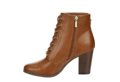 Xappeal Womens Karen Lace-up Boot - Cognac 10 Xappeal Womens Karen Lace-up Boot - Cognac -Fashion Shoe Store US 01 302788 03
