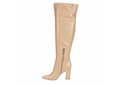 Michael By Michael Shannon Womens Camille Wide Calf Over The Knee Boot - Latte -Fashion Shoe Store US 01 302791 03