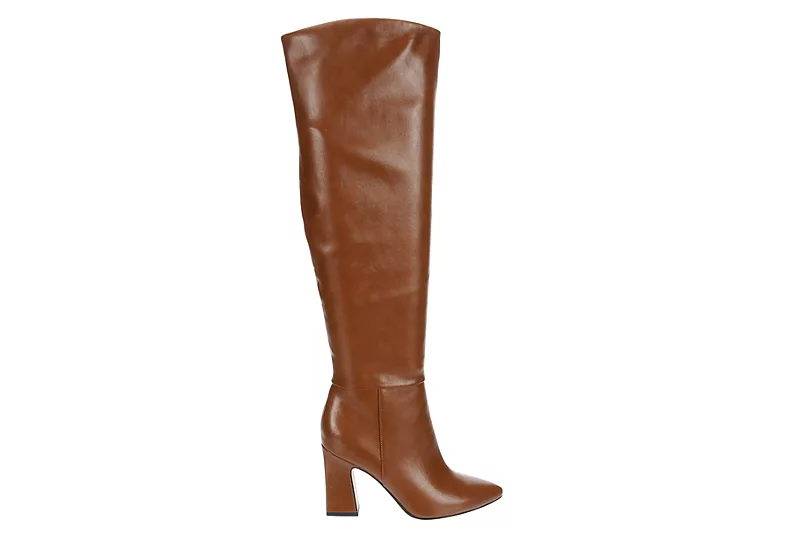Michael By Michael Shannon Womens Camille Over The Knee Boot - Mocha 2 Michael By Michael Shannon Womens Camille Over The Knee Boot - Mocha - Image 2