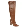 Michael By Michael Shannon Womens Camille Wide Calf Over The Knee Boot - Mocha