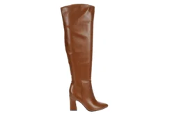 Michael By Michael Shannon Womens Camille Wide Calf Over The Knee Boot - Mocha -Fashion Shoe Store US 01 302795 01